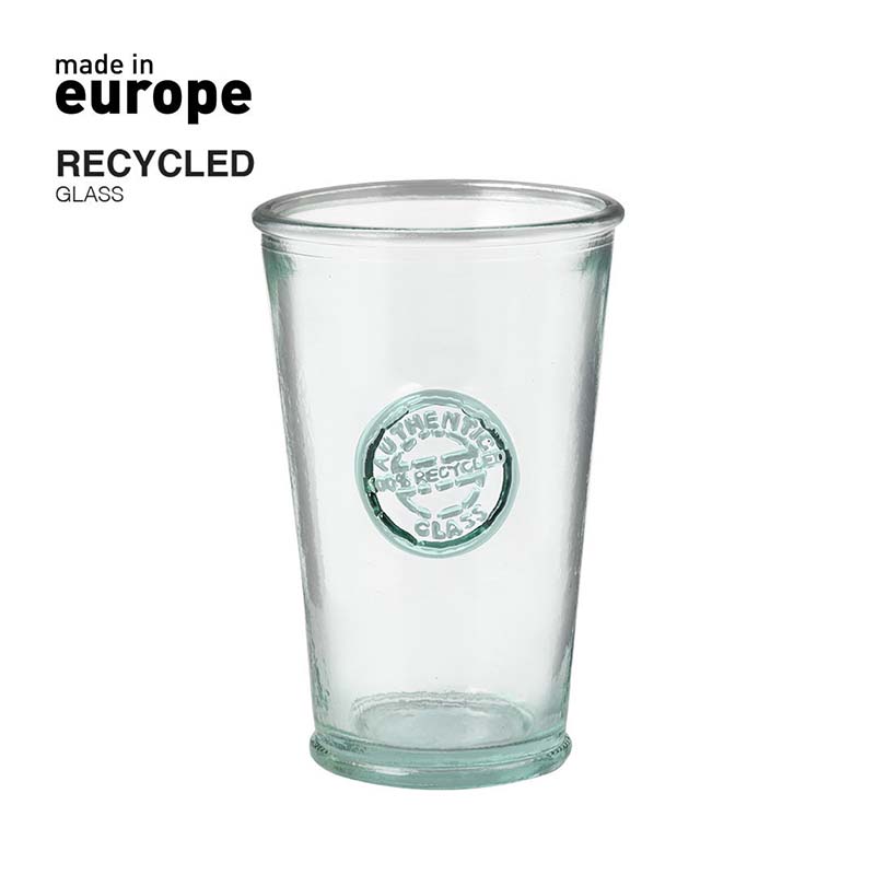Beker van gerecycled glas | Eco geschenk